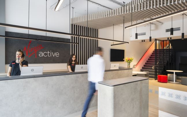 Virgin Active Australia Bondi health club reception