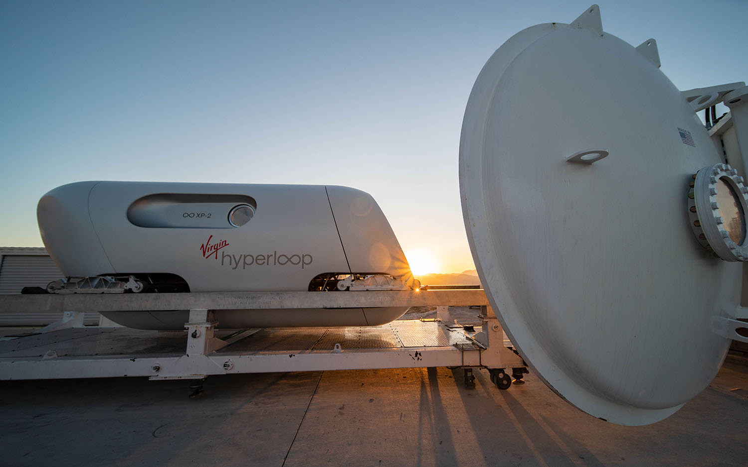 Virgin Hyperloop's XP-2 pod