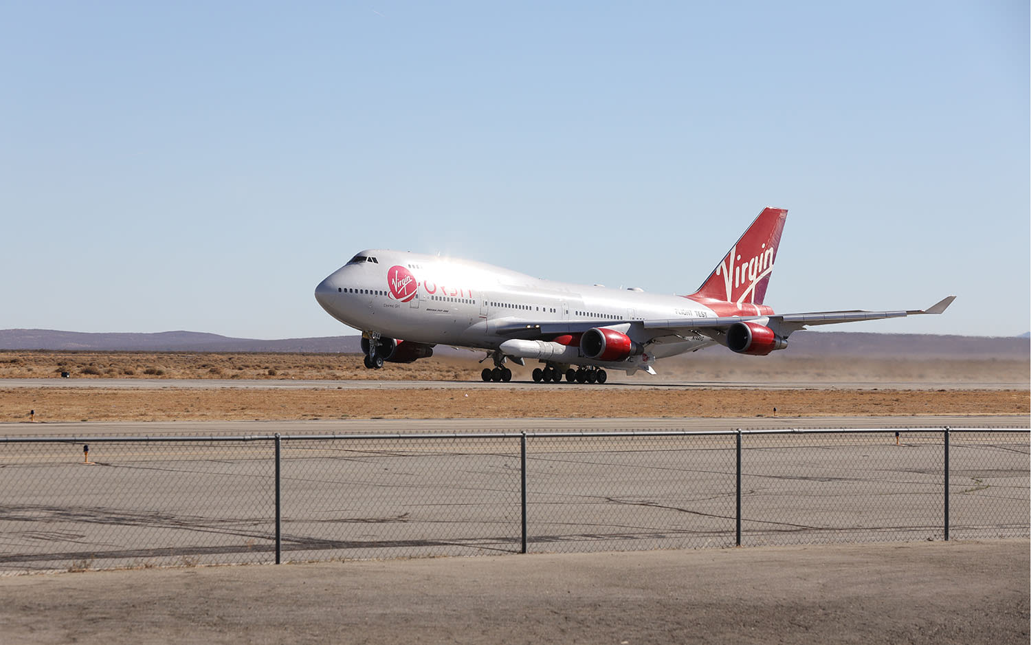 Cosmis Girl taking off with LauncherOne