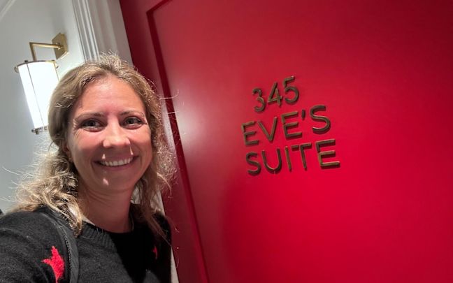 Holly Branson at Virgin Hotels Edinburgh - Eve's Suite