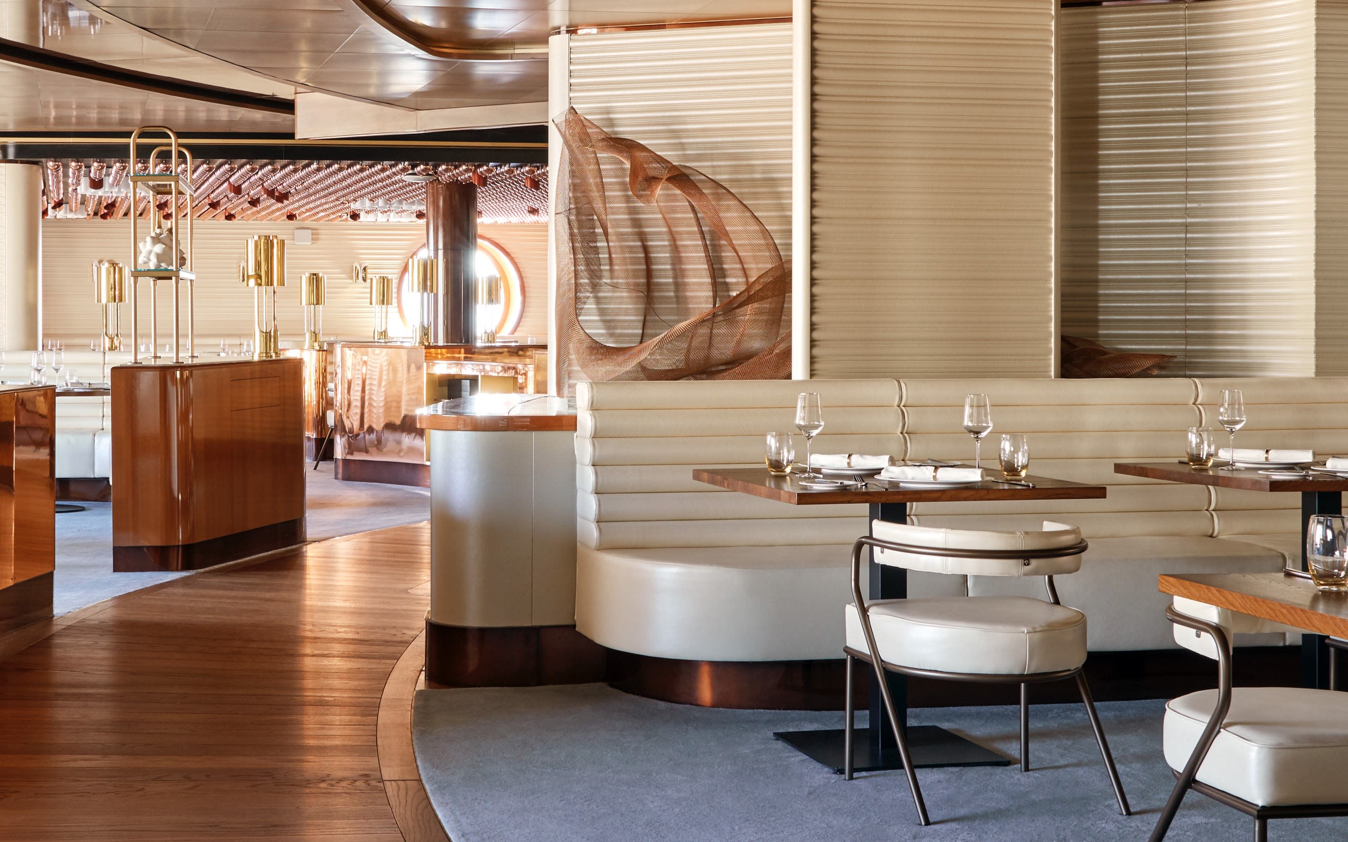 The Wake restaurant onboard Virgin Voyages' Scarlet Lady