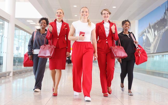 Virgin Atlantic British Sign Language Trained Cabin Crew with Jodie Ounsley, Hermon and Heroda Berhane